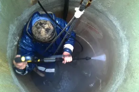 Гидродинамический способ чистки колодца